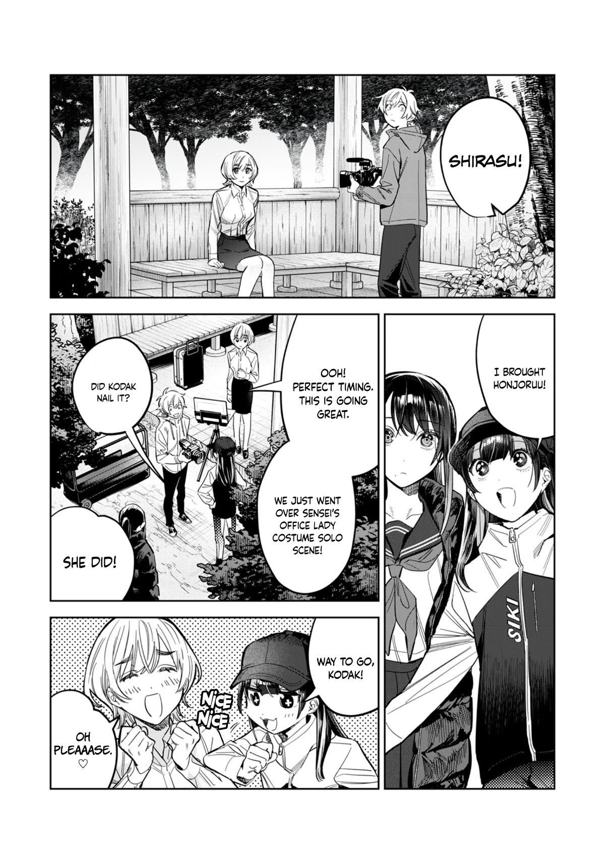 I Want To See You Embarassed Chapter 55.1 page 10 - Chapter 55.1: Ham Actress Honjou-san