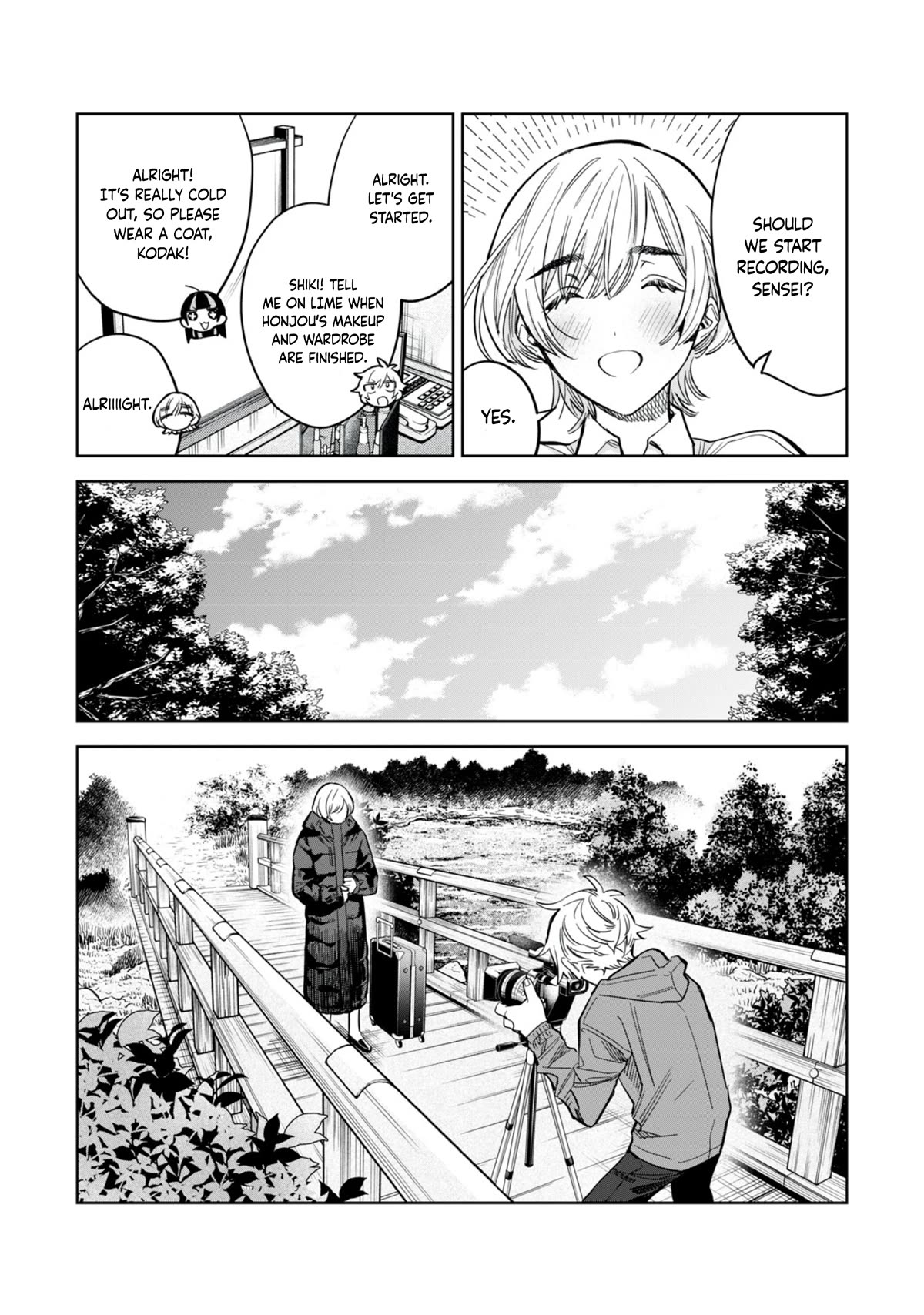 I Want To See You Embarassed Chapter 55.1 page 7 - Chapter 55.1: Ham Actress Honjou-san