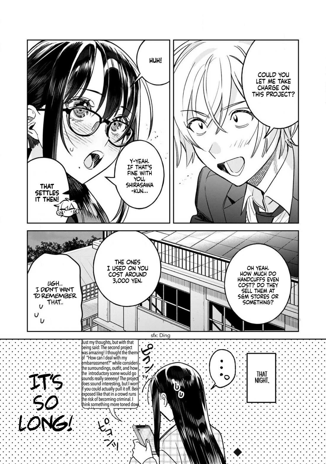 I Want To See You Embarassed Chapter 73.2 page 10 - Chapter 73.2: Honjou's Project