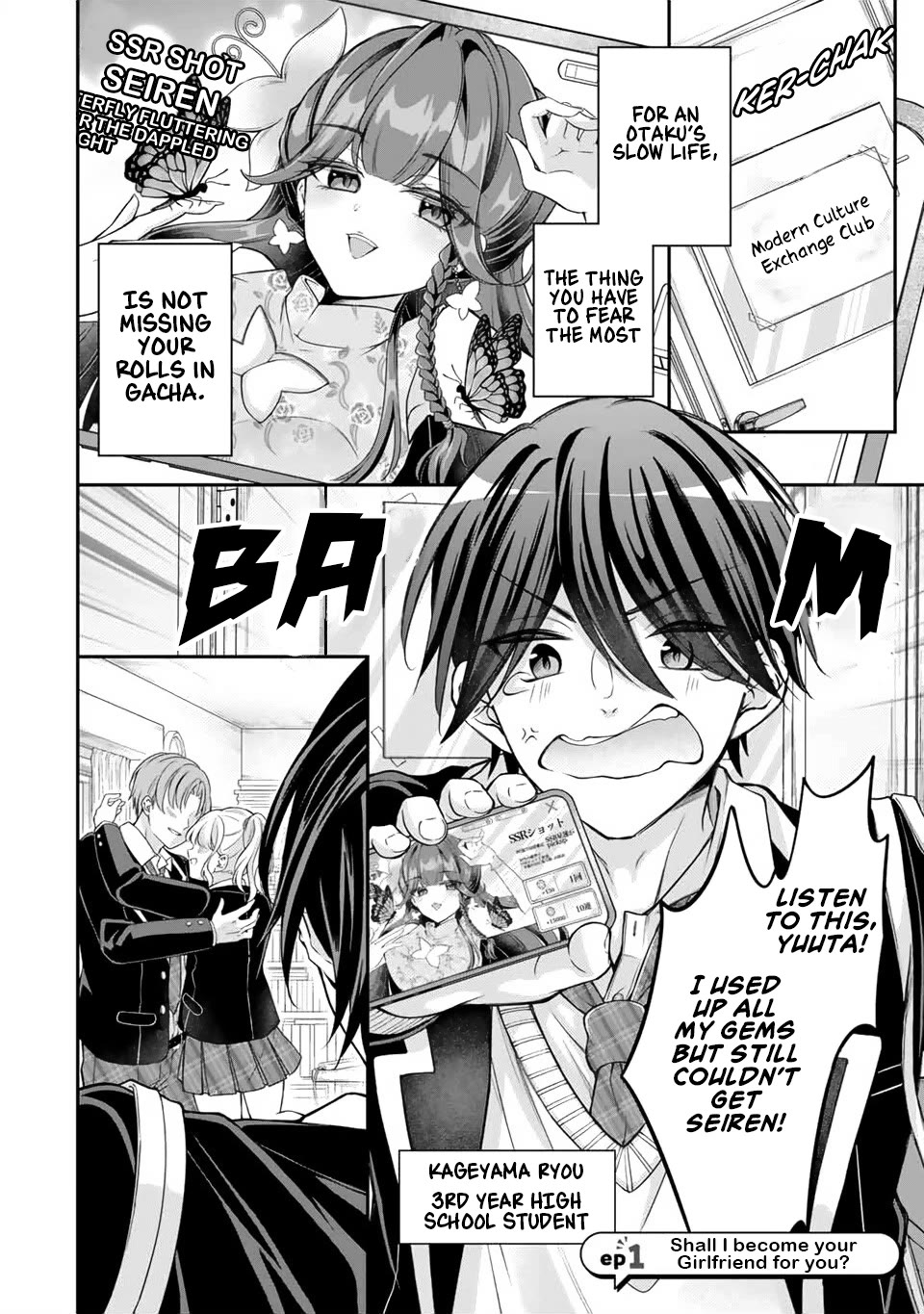 I Want to Teach that Cheeky Asahi-chan a Lesson Chapter 1 page 1 - Chapter 1: Shall I become your Girlfriend for you?