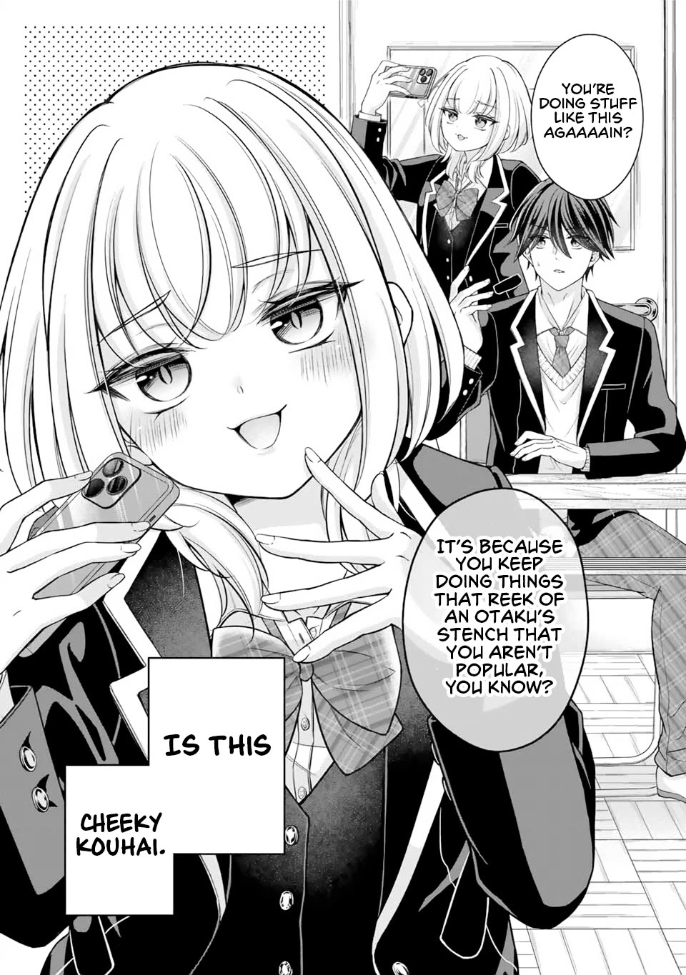 I Want to Teach that Cheeky Asahi-chan a Lesson Chapter 1 page 4 - Chapter 1: Shall I become your Girlfriend for you?