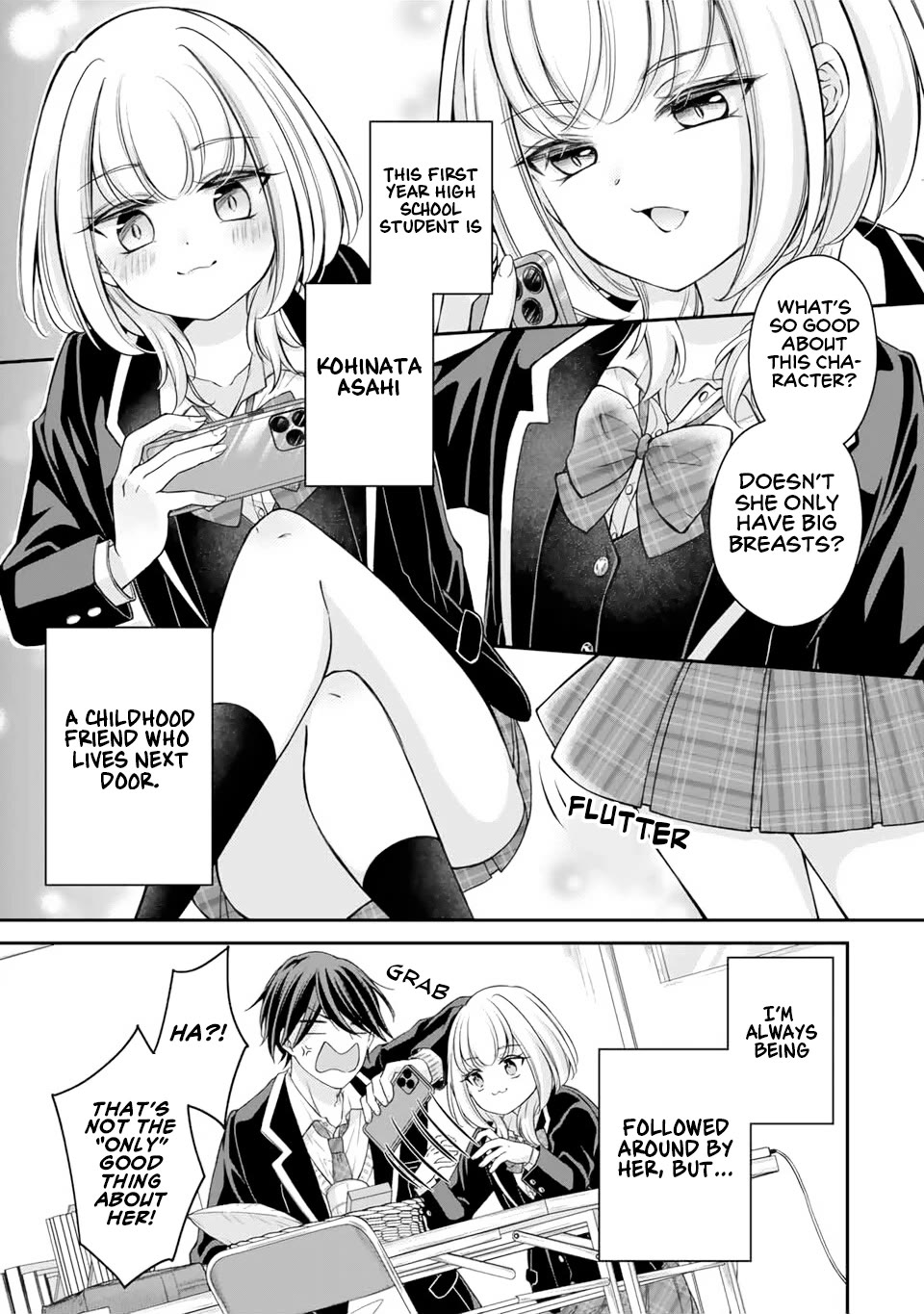 I Want to Teach that Cheeky Asahi-chan a Lesson Chapter 1 page 6 - Chapter 1: Shall I become your Girlfriend for you?
