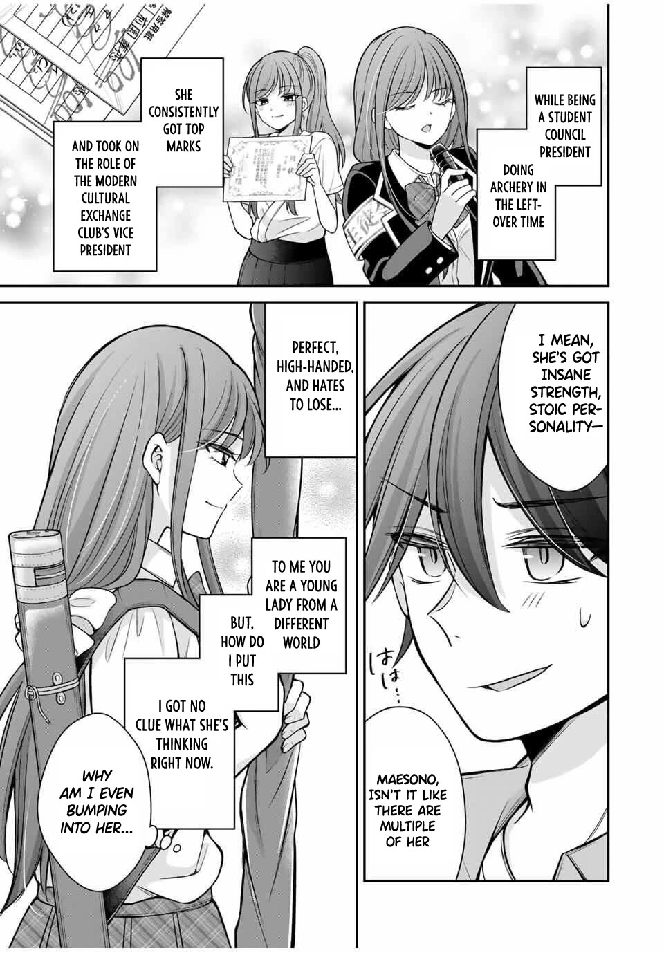 I Want to Teach that Cheeky Asahi-chan a Lesson Chapter 14 page 4 - Chapter 14: The Young Lady From A Different World
