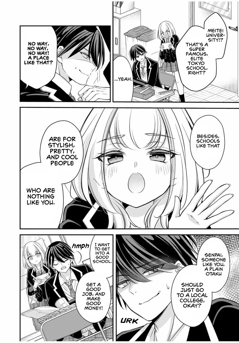 I Want to Teach that Cheeky Asahi-chan a Lesson Chapter 2 page 4 - Chapter 2: Senpai, You Idiot