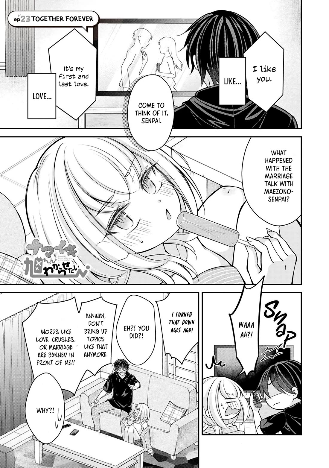 I Want to Teach that Cheeky Asahi-chan a Lesson Chapter 23 page 2 - Chapter 23: Together Forever