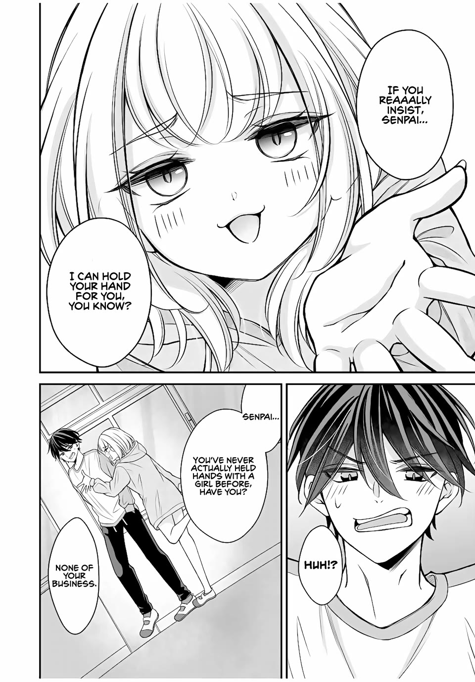 I Want to Teach that Cheeky Asahi-chan a Lesson Chapter 7 page 4 - Chapter 7: I can hold your hand for you, you know?
