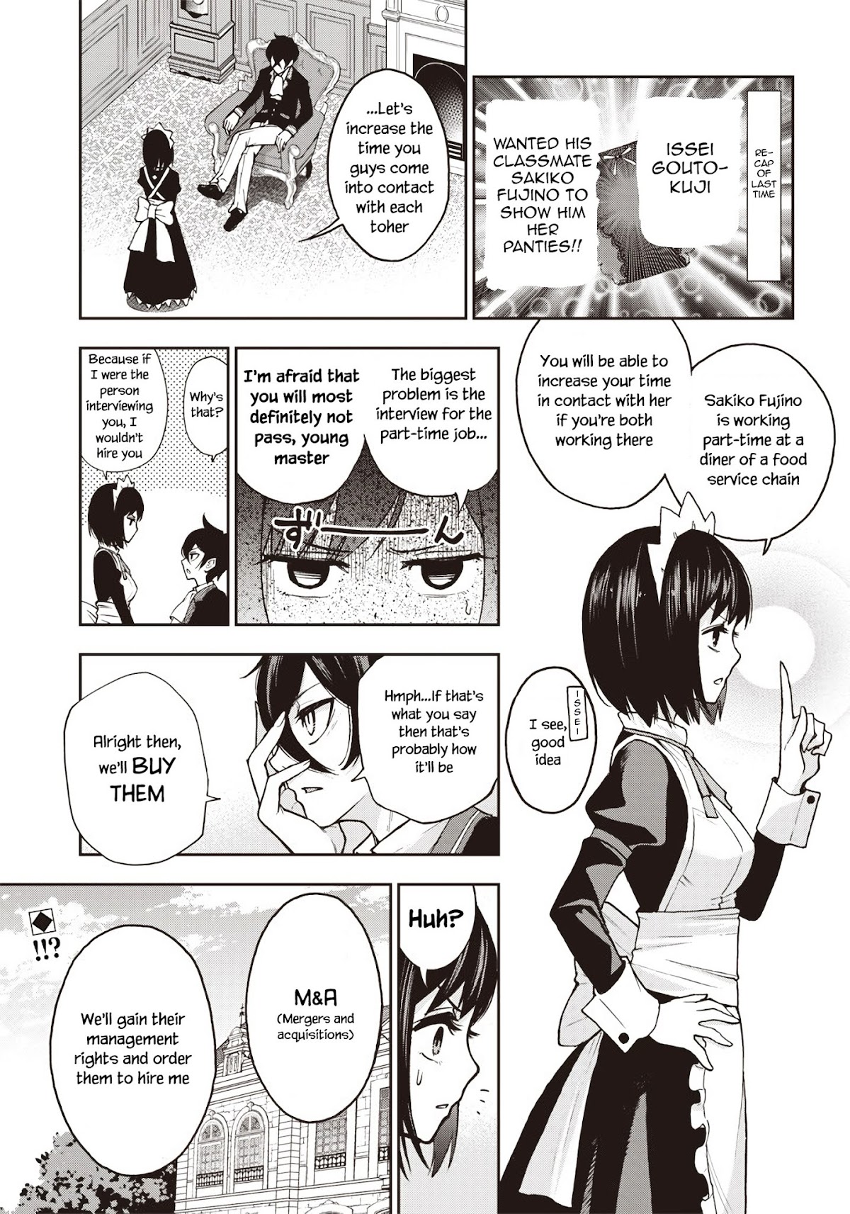 I Want You To Show Me Your Panties With a Disgusted Face Chapter 3 page 1 - Chapter 3: I tried working a part-time job for a "GAL JK"