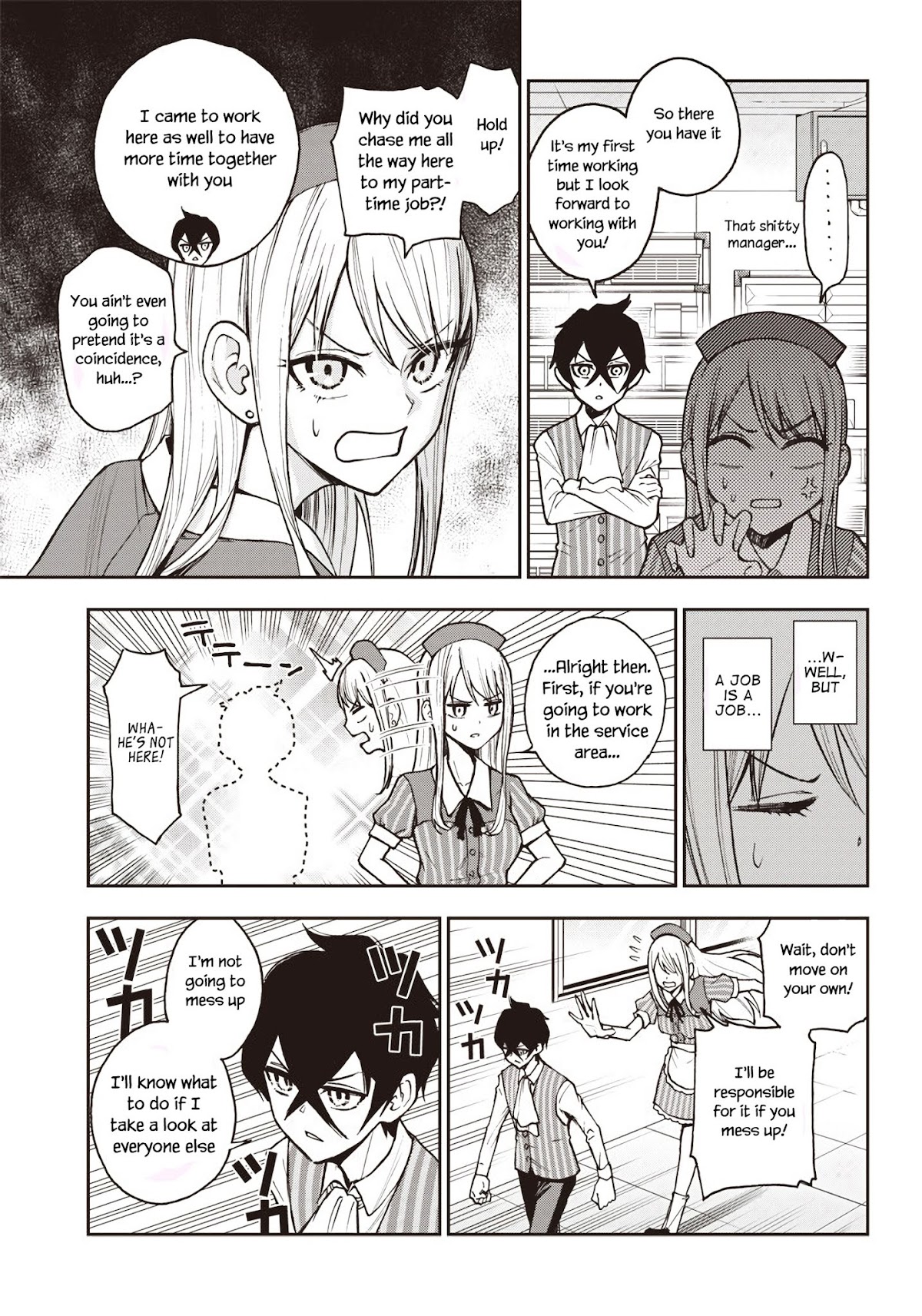 I Want You To Show Me Your Panties With a Disgusted Face Chapter 3 page 4 - Chapter 3: I tried working a part-time job for a "GAL JK"