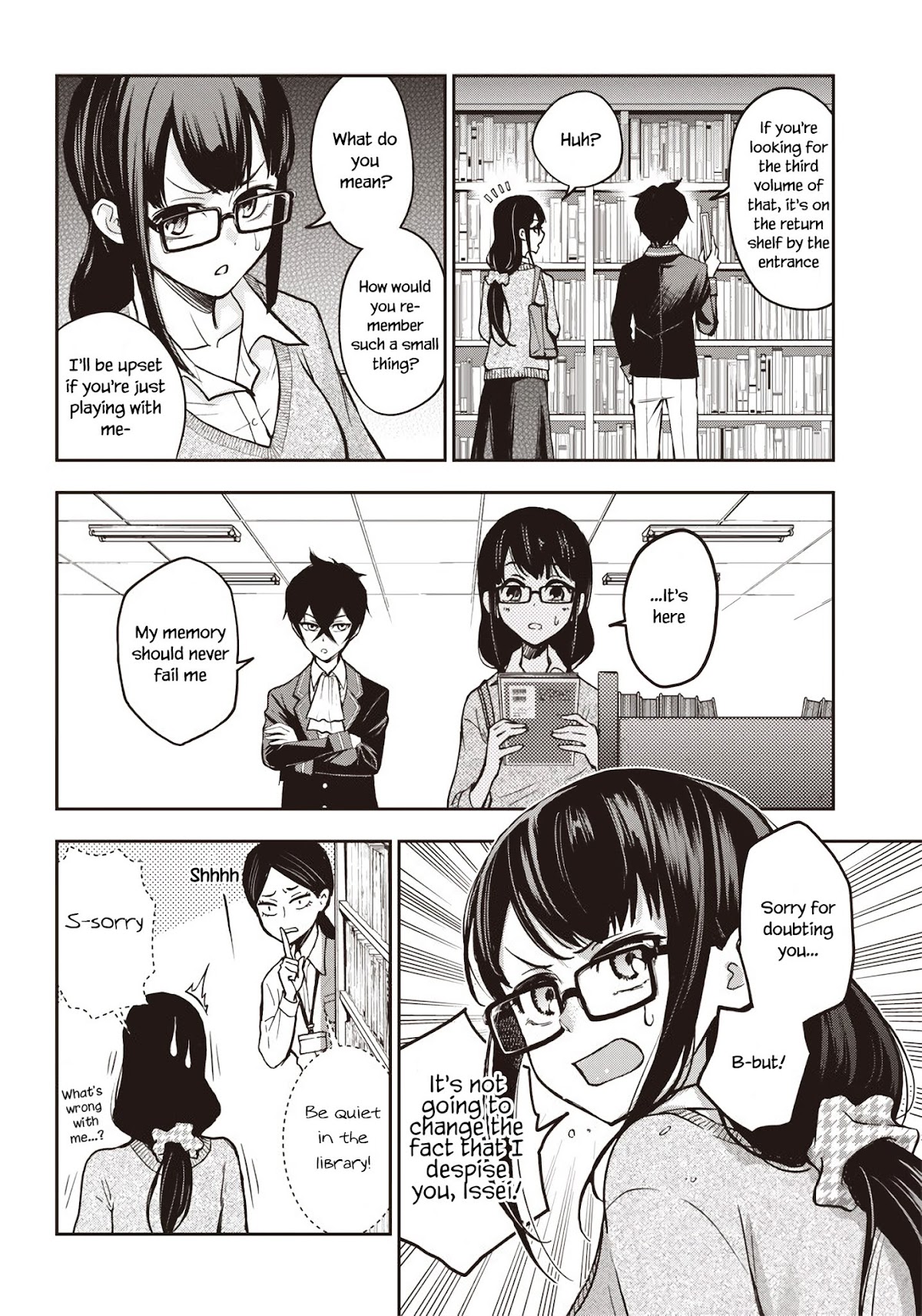 I Want You To Show Me Your Panties With a Disgusted Face Chapter 7 page 9 - Chapter 7: I Tried Going on a Date with the Girl From the Bookstore