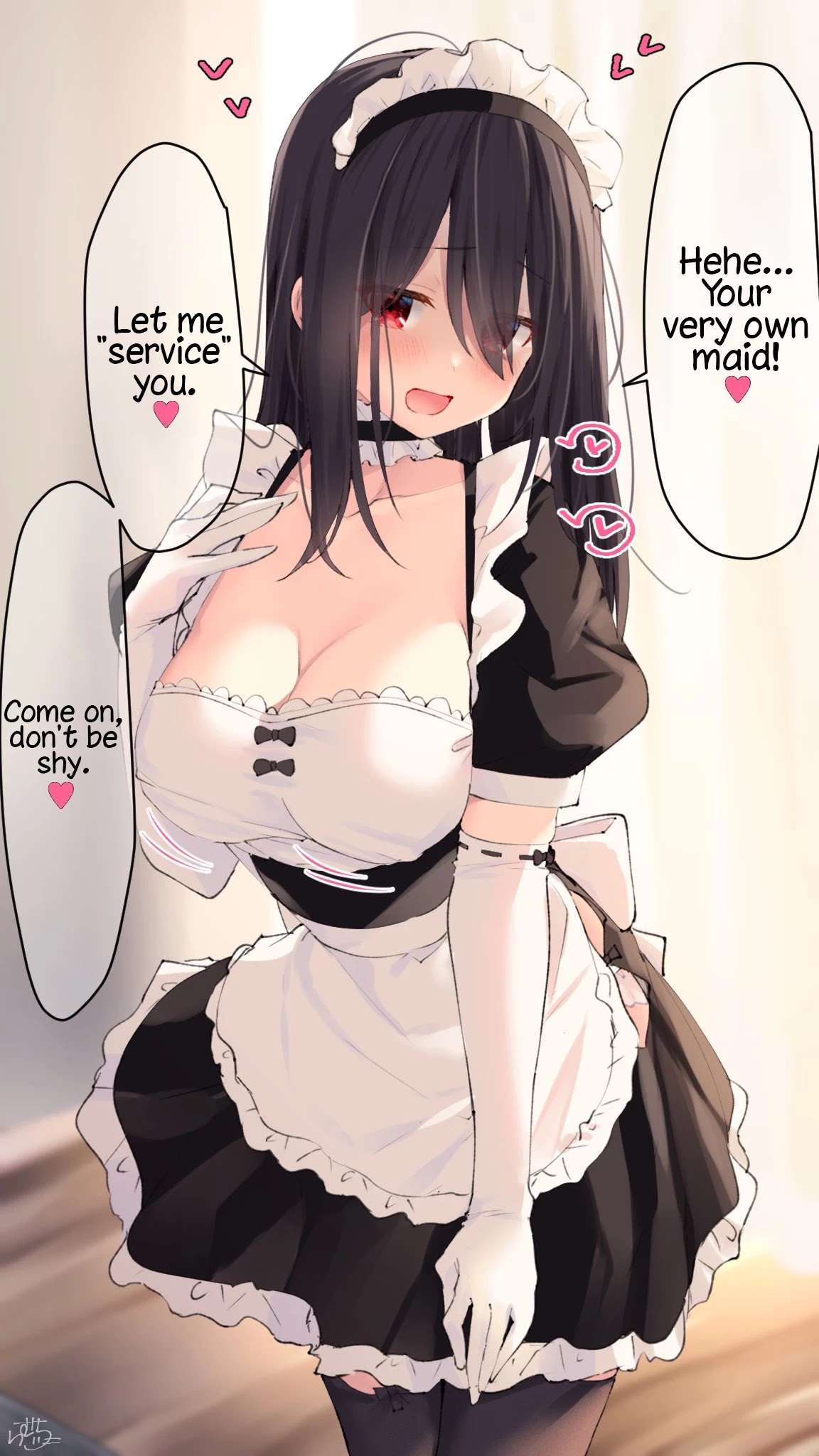 I Want Your Underwear! Chapter 8 page 1 - Chapter 8: I want Yandere-chan(in maid outfit)'s underwear!