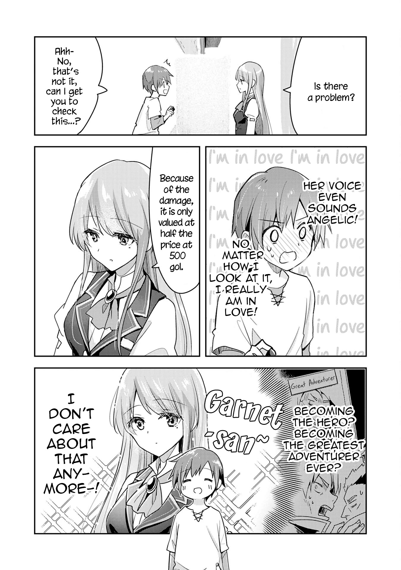 I Wanted to Confess to the Receptionist, but When I Went to the Guild, I Became a Hero Chapter 1 page 10 - Chapter 1