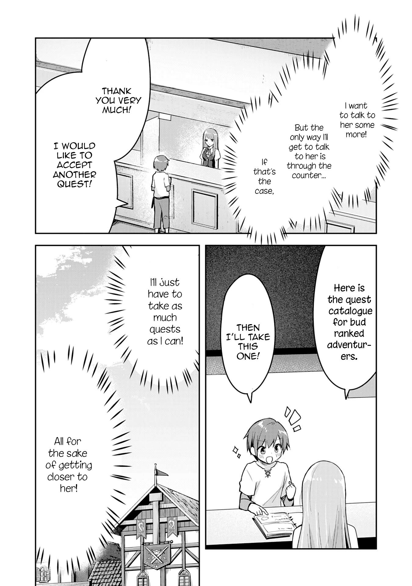 I Wanted to Confess to the Receptionist, but When I Went to the Guild, I Became a Hero Chapter 1 page 11 - Chapter 1