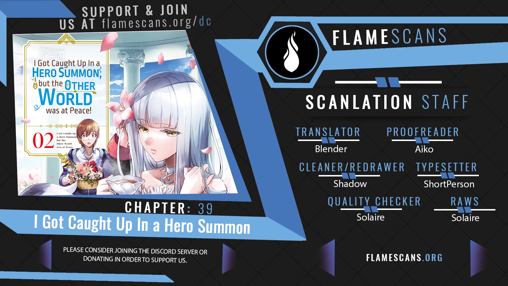 I Was Caught up in a Hero Summoning, but That World Is at Peace Chapter 39 page 1 - Chapter 39