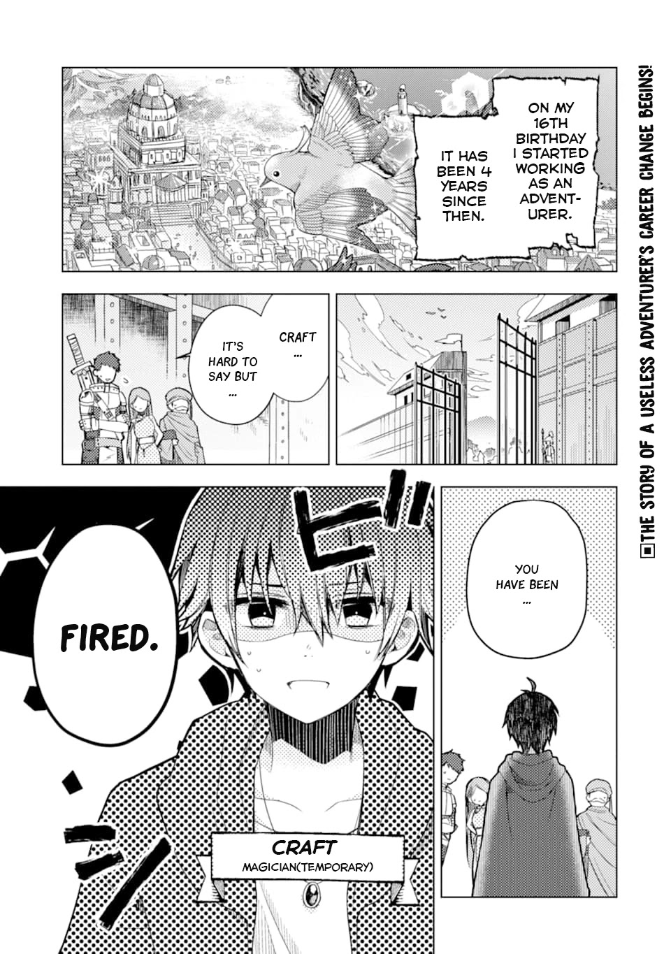 I Was Fired as an Adventurer, so I Became an Alchemist! Chapter 1 page 2 - Chapter 1