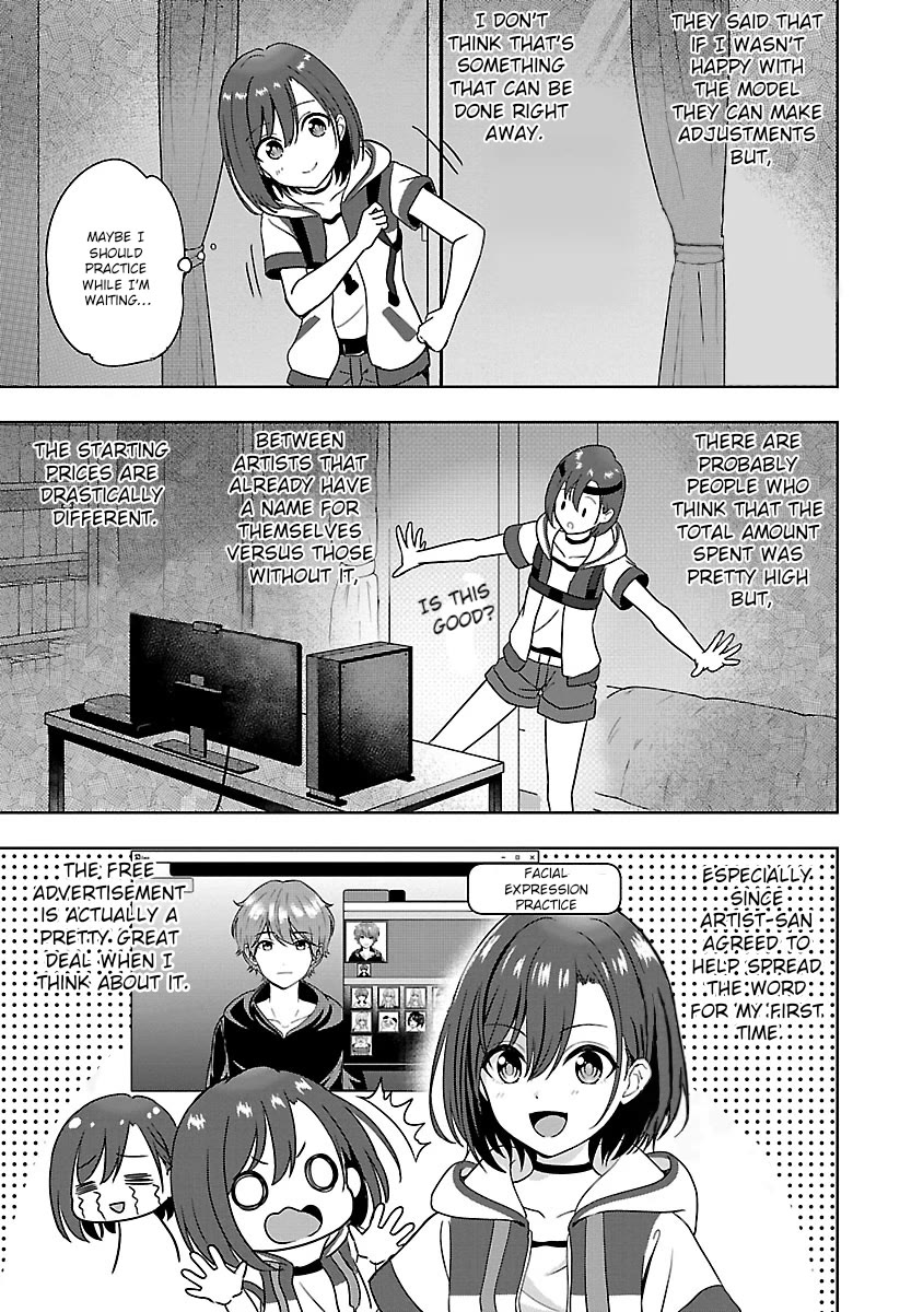 I was Heartbroken, So I Became a VTuber, But Then I Became Popular with the Older Ladies Chapter 1 page 10 - Chapter 1: An Unexpectedly Gorgeous Girl?!