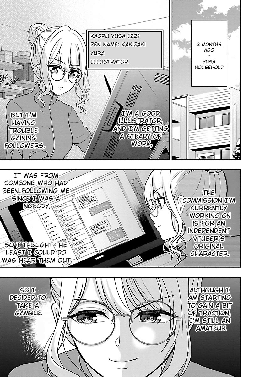 I was Heartbroken, So I Became a VTuber, But Then I Became Popular with the Older Ladies Chapter 1 page 23 - Chapter 1: An Unexpectedly Gorgeous Girl?!