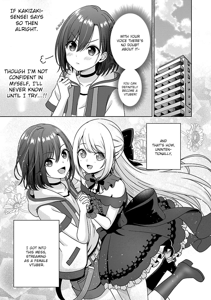 I was Heartbroken, So I Became a VTuber, But Then I Became Popular with the Older Ladies Chapter 1 page 33 - Chapter 1: An Unexpectedly Gorgeous Girl?!