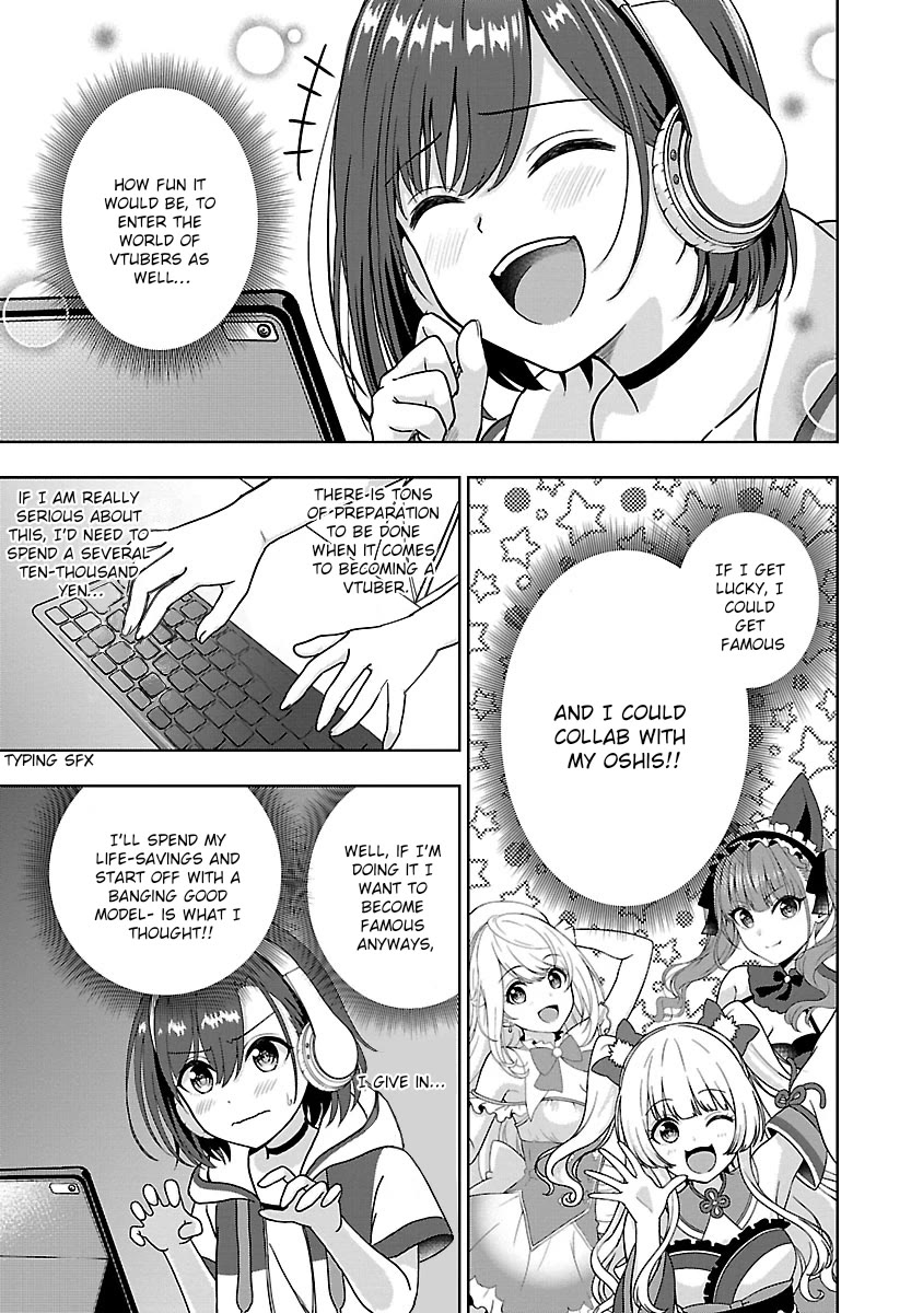 I was Heartbroken, So I Became a VTuber, But Then I Became Popular with the Older Ladies Chapter 1 page 6 - Chapter 1: An Unexpectedly Gorgeous Girl?!