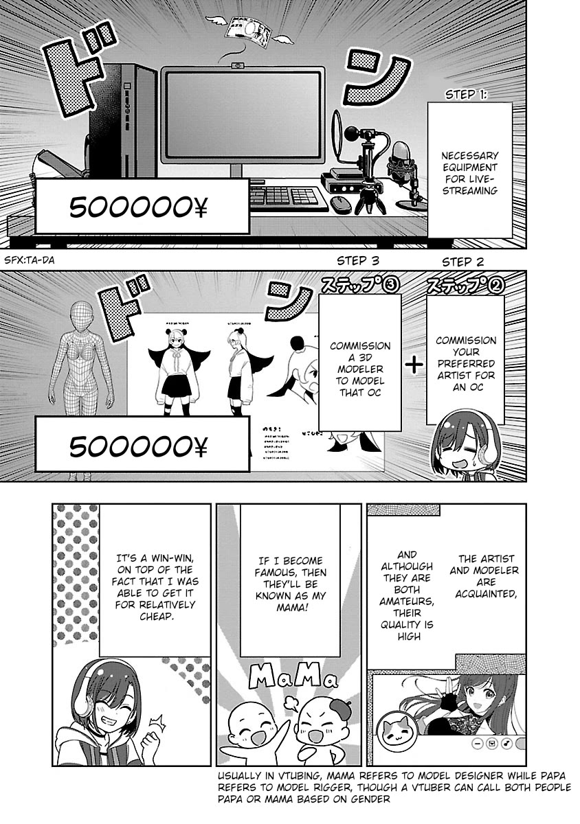 I was Heartbroken, So I Became a VTuber, But Then I Became Popular with the Older Ladies Chapter 1 page 8 - Chapter 1: An Unexpectedly Gorgeous Girl?!