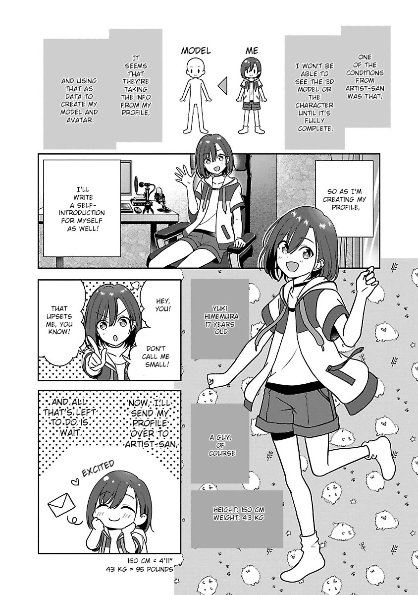 I was Heartbroken, So I Became a VTuber, But Then I Became Popular with the Older Ladies Chapter 1 page 9 - Chapter 1: An Unexpectedly Gorgeous Girl?!