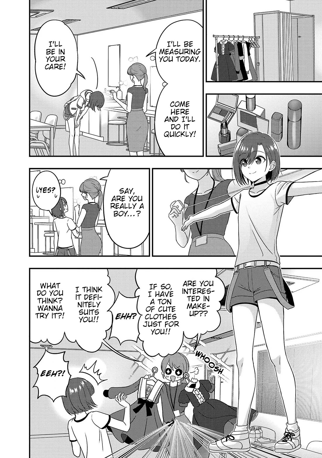 I was Heartbroken, So I Became a VTuber, But Then I Became Popular with the Older Ladies Chapter 10 page 10 - Chapter 10: Taking Clothes' Measurements