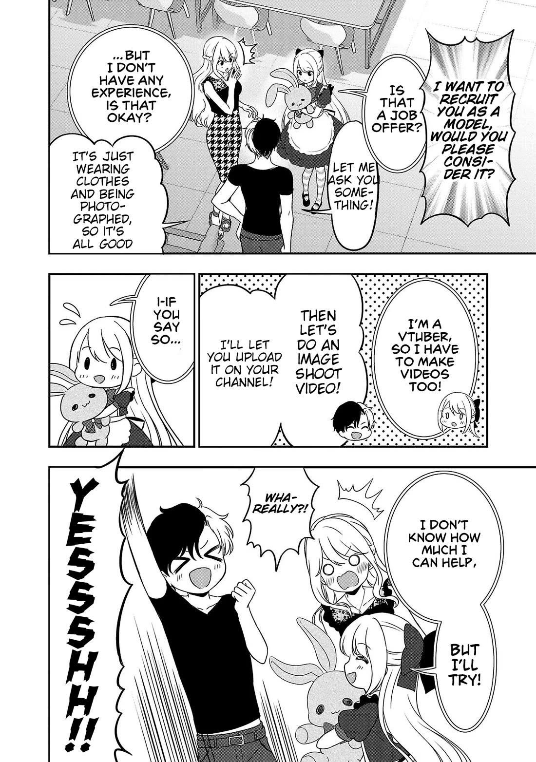 I was Heartbroken, So I Became a VTuber, But Then I Became Popular with the Older Ladies Chapter 10 page 24 - Chapter 10: Taking Clothes' Measurements