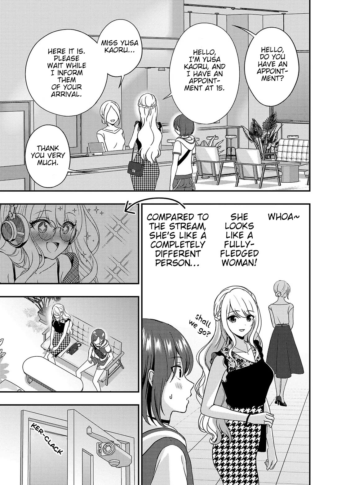 I was Heartbroken, So I Became a VTuber, But Then I Became Popular with the Older Ladies Chapter 10 page 5 - Chapter 10: Taking Clothes' Measurements