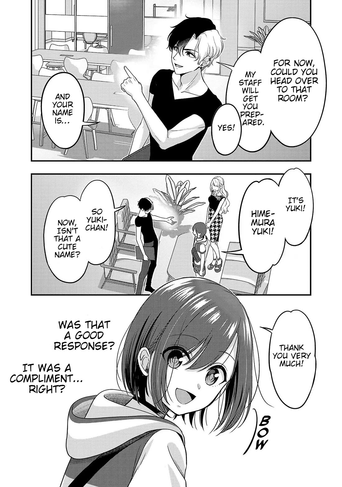I was Heartbroken, So I Became a VTuber, But Then I Became Popular with the Older Ladies Chapter 10 page 8 - Chapter 10: Taking Clothes' Measurements