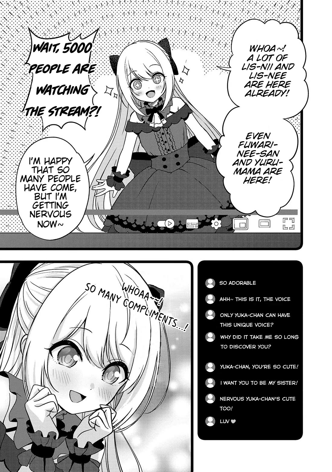 I was Heartbroken, So I Became a VTuber, But Then I Became Popular with the Older Ladies Chapter 12 page 3 - Chapter 12: 10k Subscriber Special Stream Fest