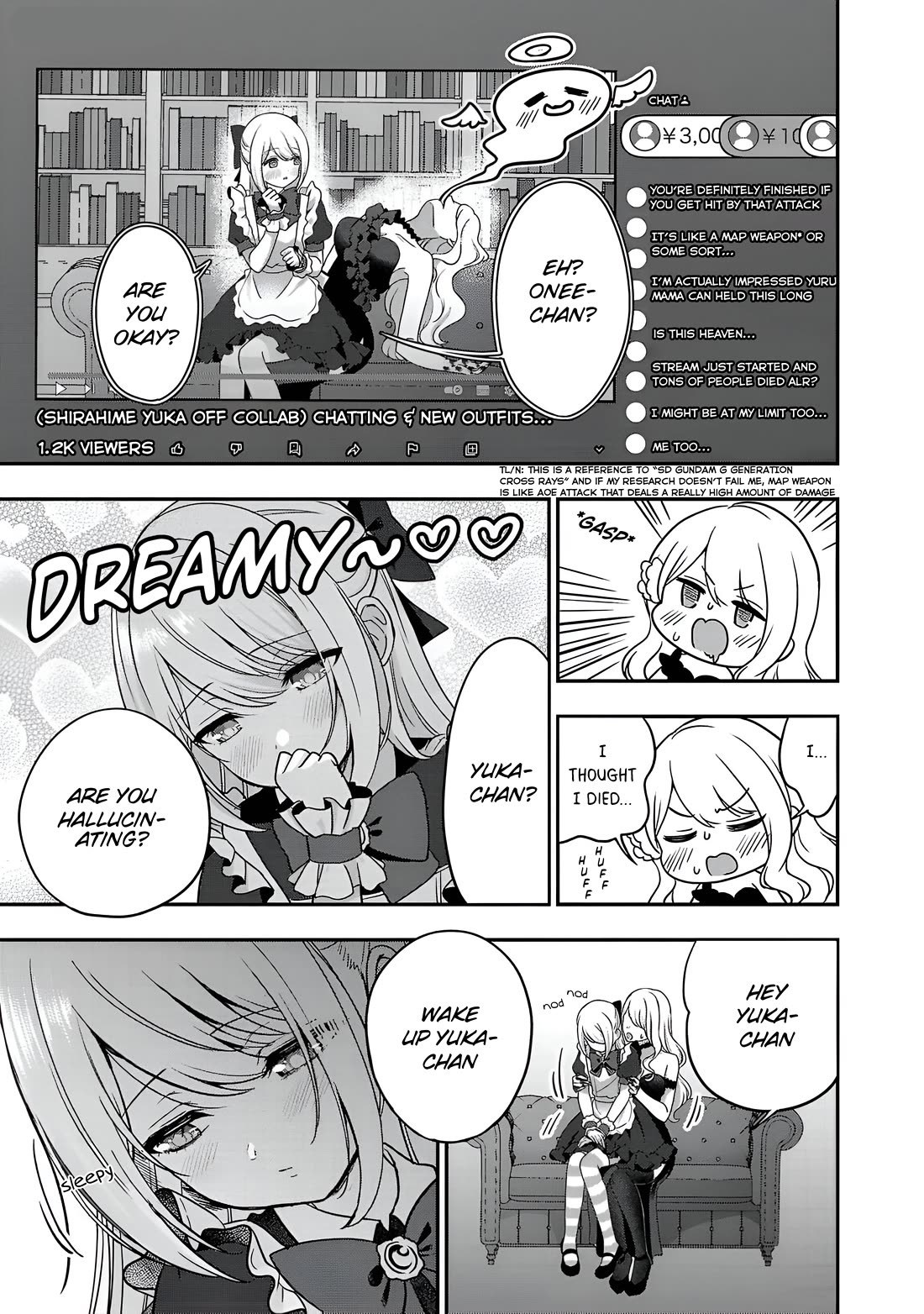 I was Heartbroken, So I Became a VTuber, But Then I Became Popular with the Older Ladies Chapter 14 page 13 - Chapter 14: Girly Yuka And Yurumama off-collab!