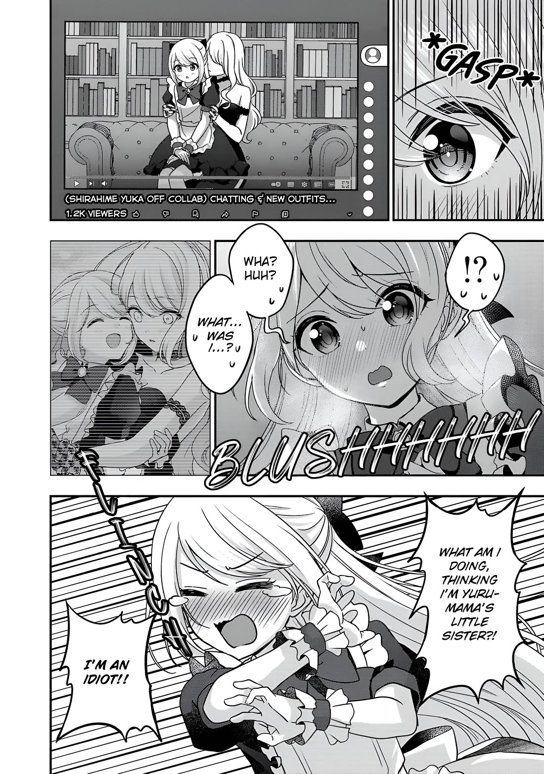 I was Heartbroken, So I Became a VTuber, But Then I Became Popular with the Older Ladies Chapter 14 page 14 - Chapter 14: Girly Yuka And Yurumama off-collab!