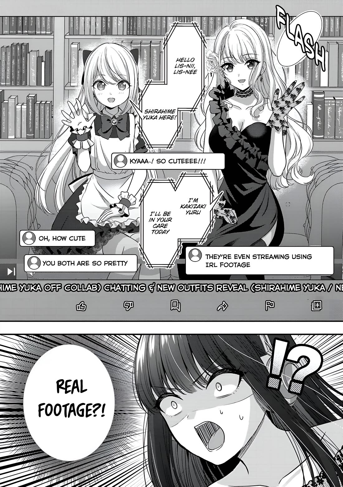 I was Heartbroken, So I Became a VTuber, But Then I Became Popular with the Older Ladies Chapter 14 page 2 - Chapter 14: Girly Yuka And Yurumama off-collab!