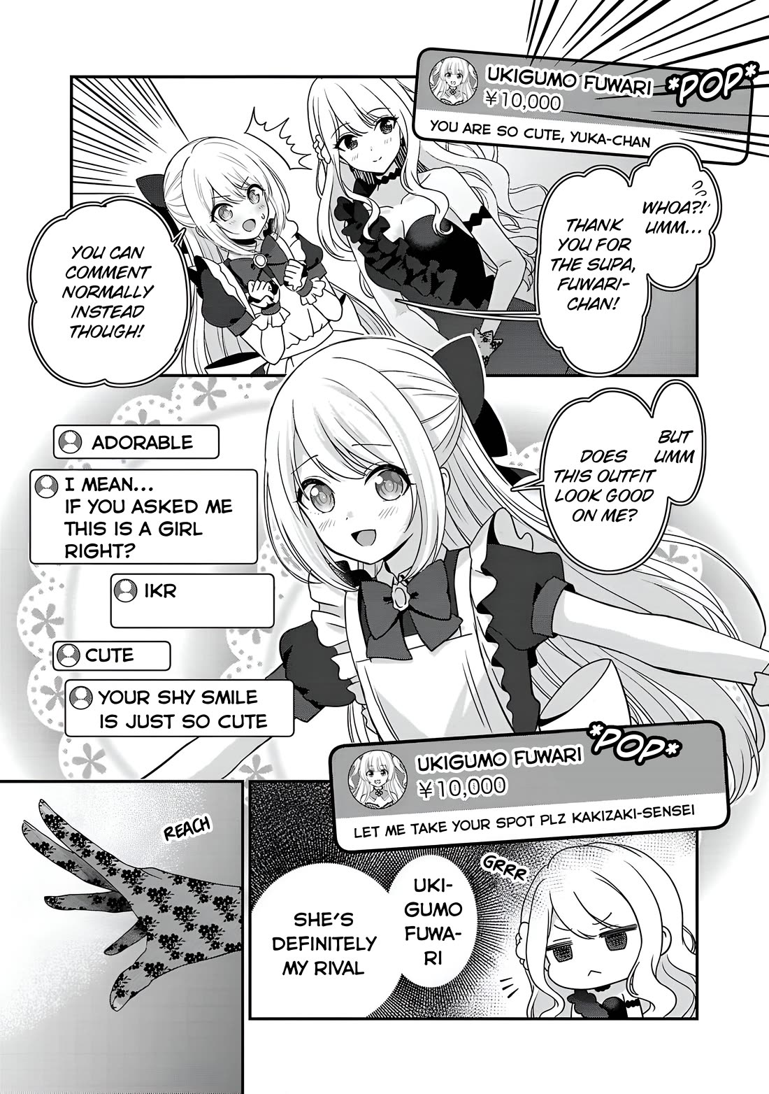 I was Heartbroken, So I Became a VTuber, But Then I Became Popular with the Older Ladies Chapter 14 page 3 - Chapter 14: Girly Yuka And Yurumama off-collab!