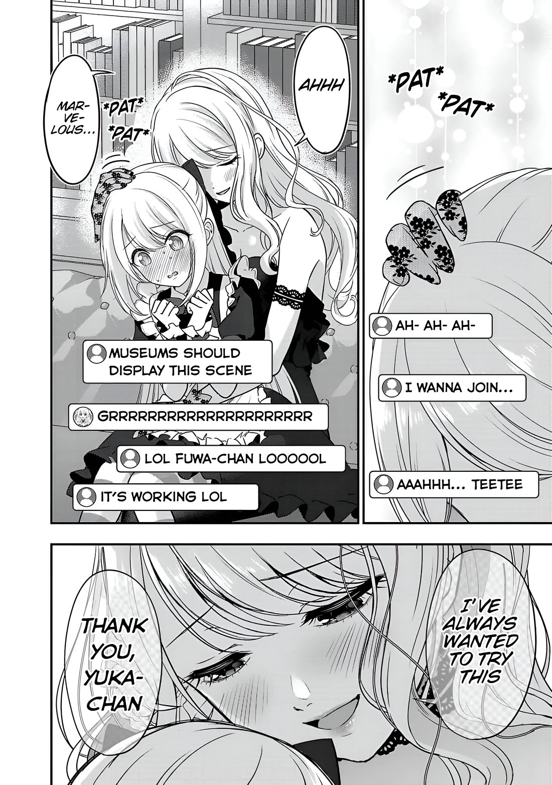 I was Heartbroken, So I Became a VTuber, But Then I Became Popular with the Older Ladies Chapter 14 page 6 - Chapter 14: Girly Yuka And Yurumama off-collab!