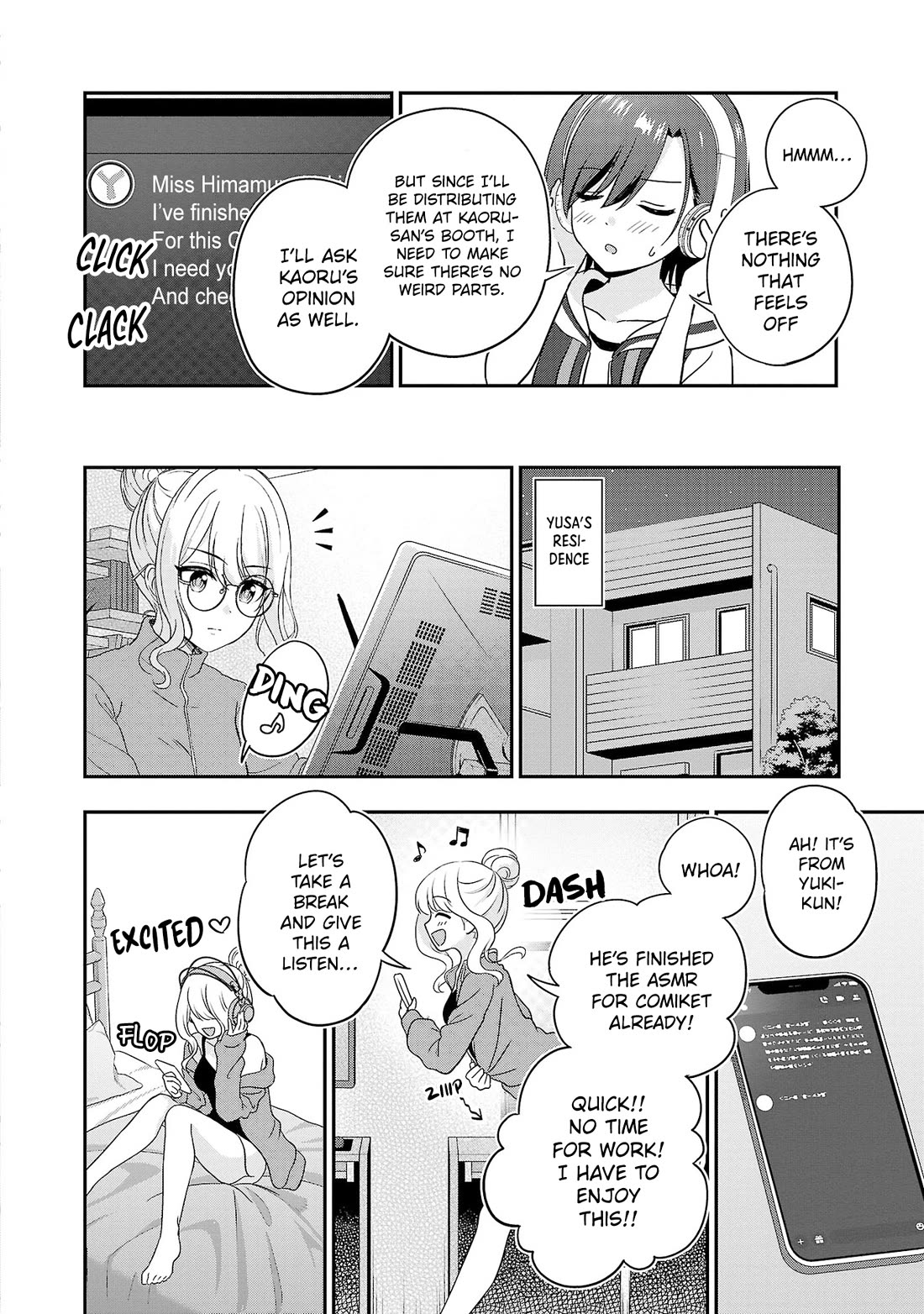 I was Heartbroken, So I Became a VTuber, But Then I Became Popular with the Older Ladies Chapter 15 page 6 - Chapter 15: Marching to the Comiket with a Deadly ASMR