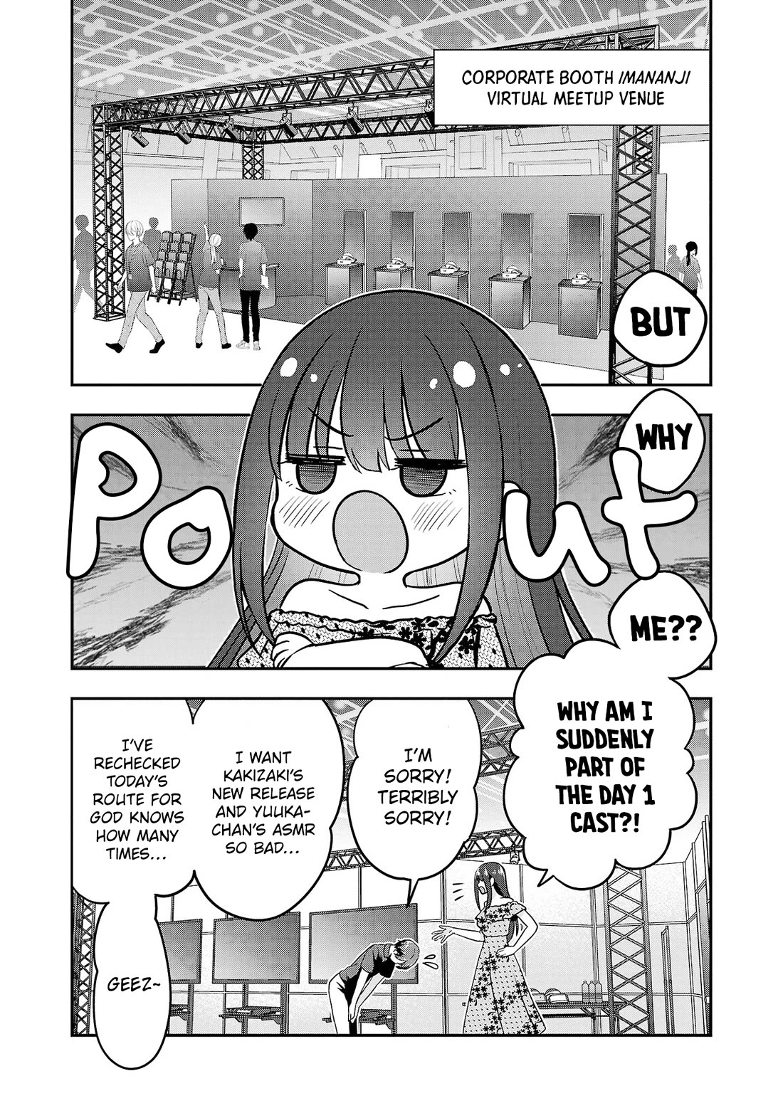 I was Heartbroken, So I Became a VTuber, But Then I Became Popular with the Older Ladies Chapter 16 page 2 - Chapter 16: The First Day of Comiket! With Many Events...