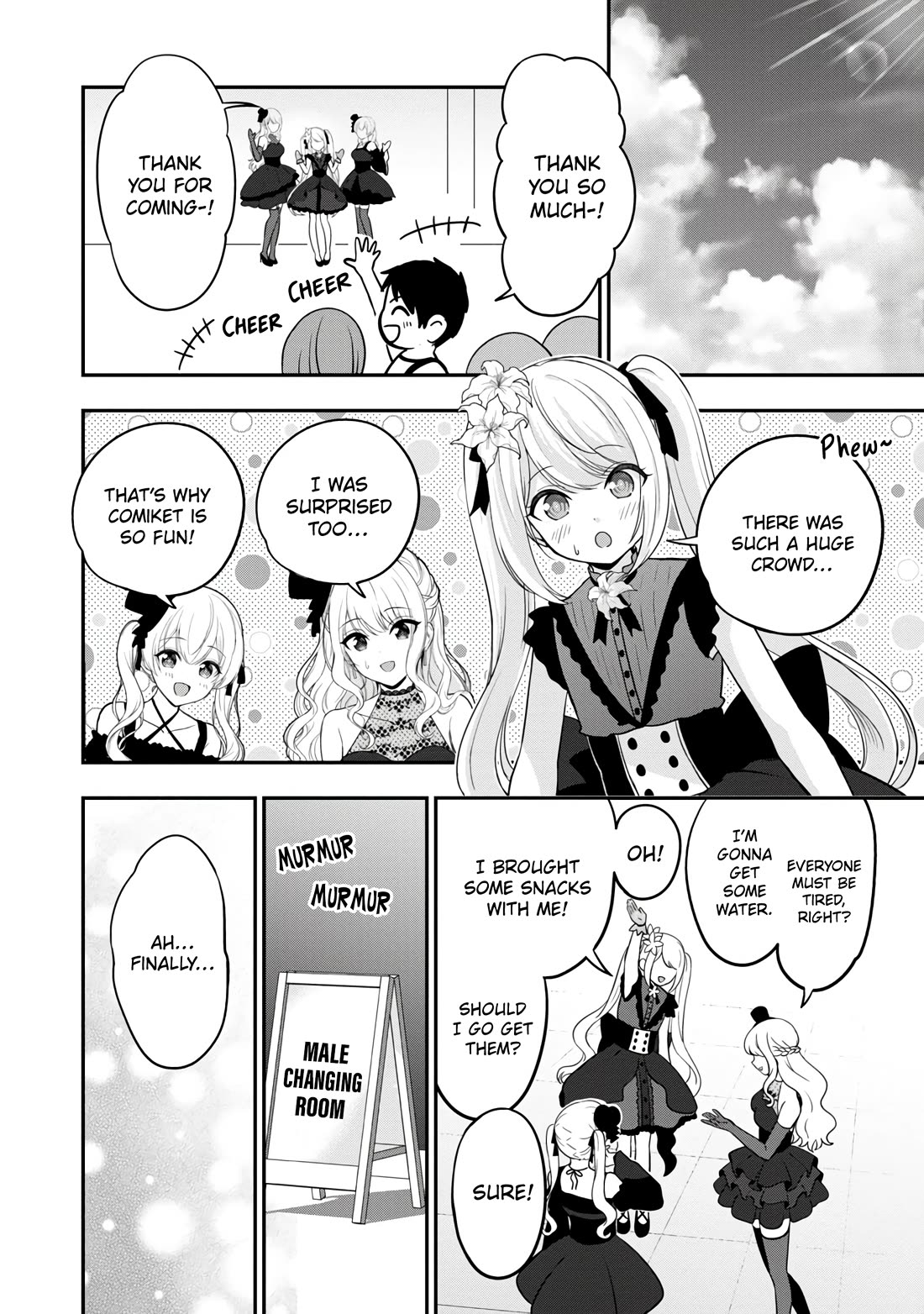 I was Heartbroken, So I Became a VTuber, But Then I Became Popular with the Older Ladies Chapter 17 page 14 - Chapter 17: Comiket Day 2! A Clash Between The Two...