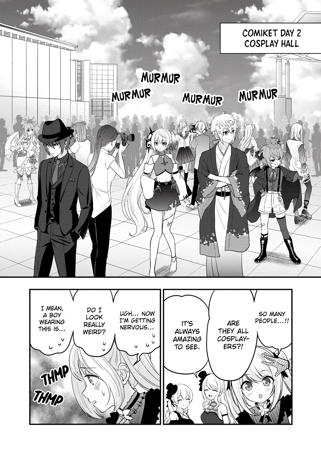 I was Heartbroken, So I Became a VTuber, But Then I Became Popular with the Older Ladies Chapter 17 page 5 - Chapter 17: Comiket Day 2! A Clash Between The Two...