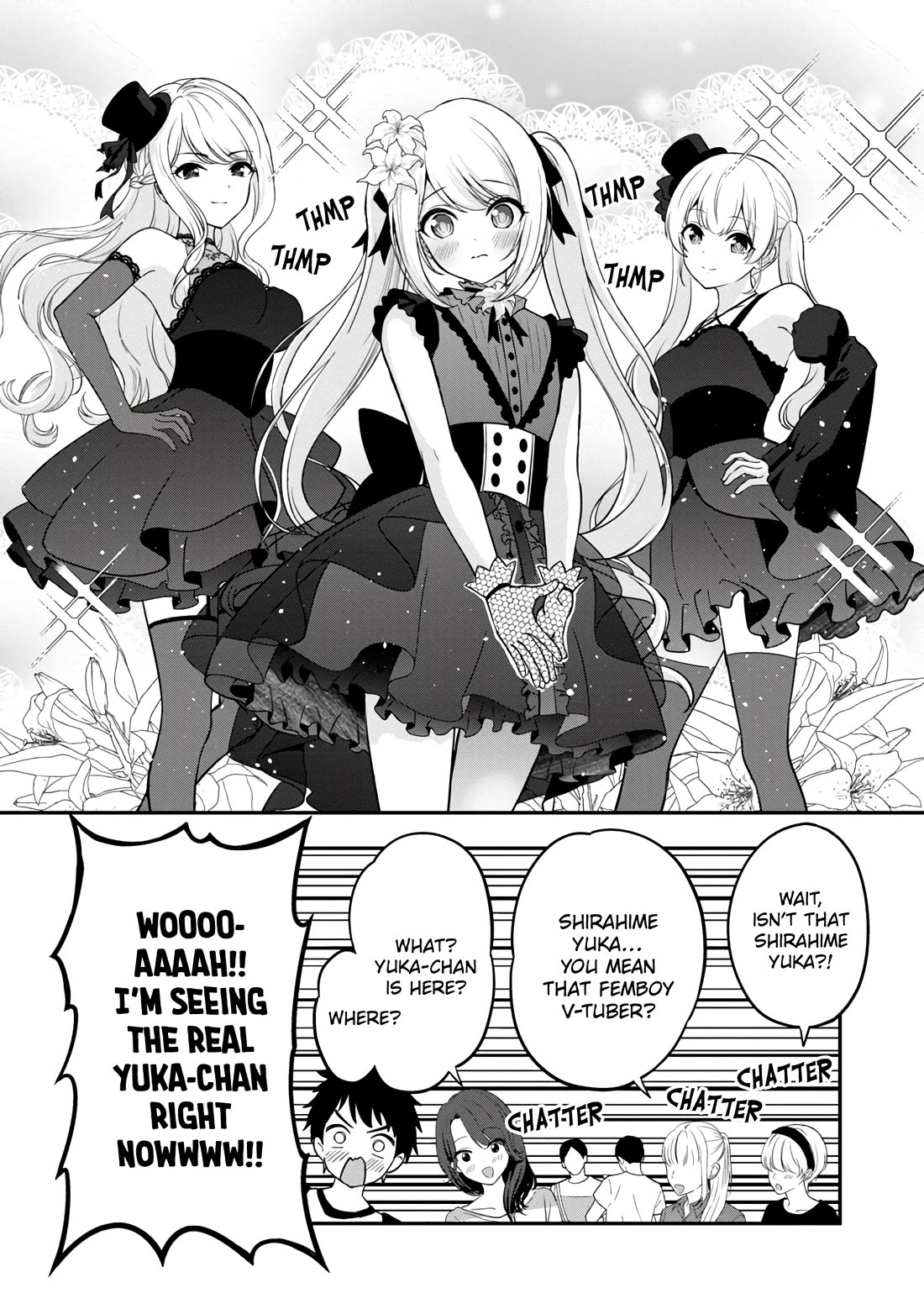 I was Heartbroken, So I Became a VTuber, But Then I Became Popular with the Older Ladies Chapter 17 page 8 - Chapter 17: Comiket Day 2! A Clash Between The Two...