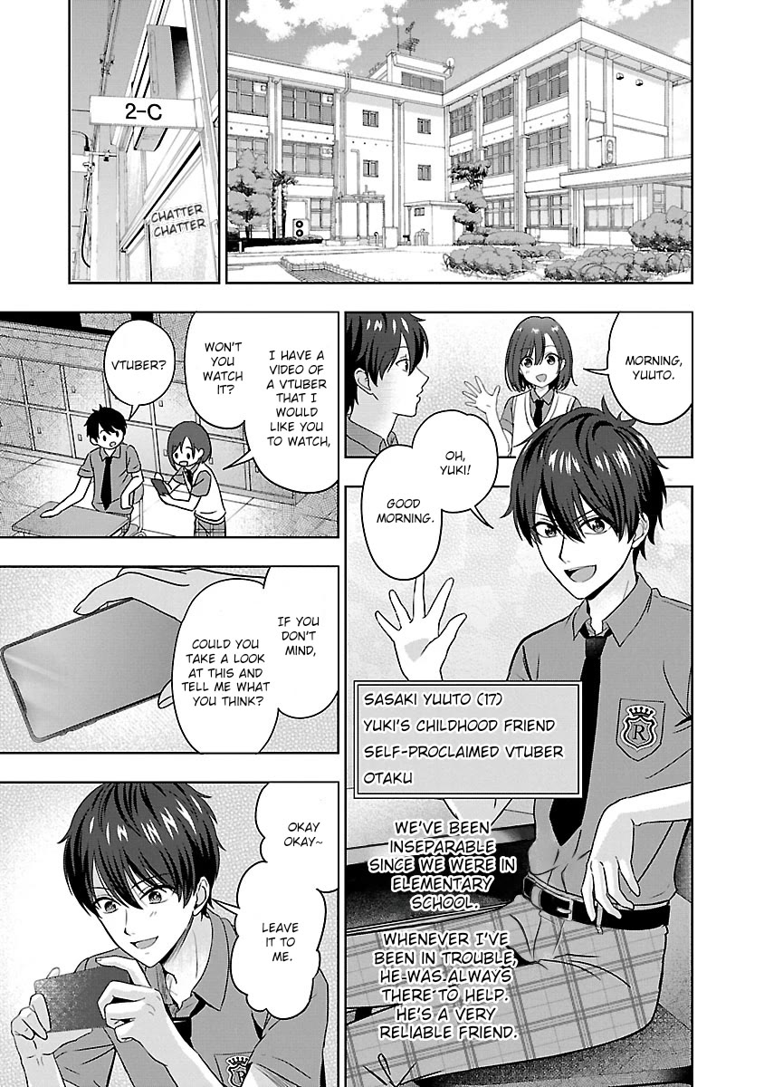 I was Heartbroken, So I Became a VTuber, But Then I Became Popular with the Older Ladies Chapter 2 page 7 - Chapter 2: Let’s shoot a self-introduction video!