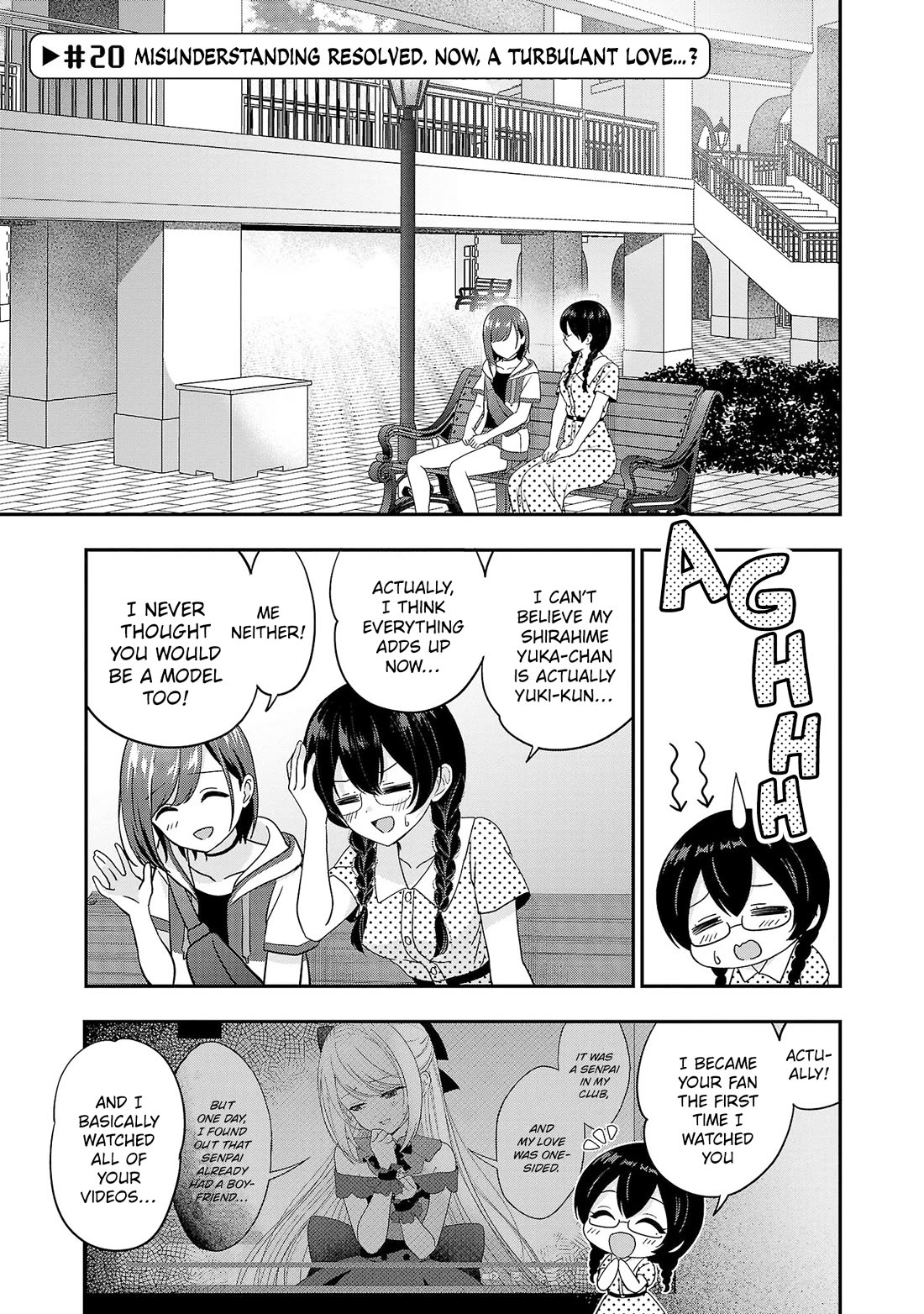 I was Heartbroken, So I Became a VTuber, But Then I Became Popular with the Older Ladies Chapter 20 page 1 - Chapter 20: Misunderstanding Resolved. Now, A Turbulant Love...?