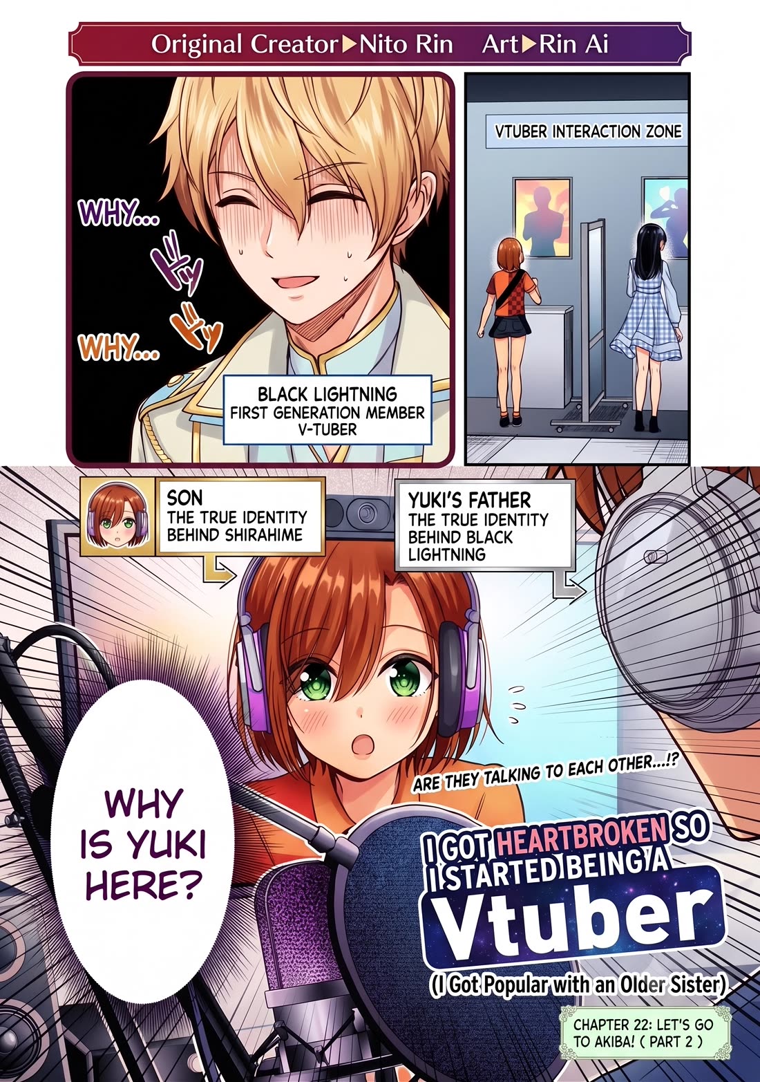 I was Heartbroken, So I Became a VTuber, But Then I Became Popular with the Older Ladies Chapter 22 page 1 - Chapter 22