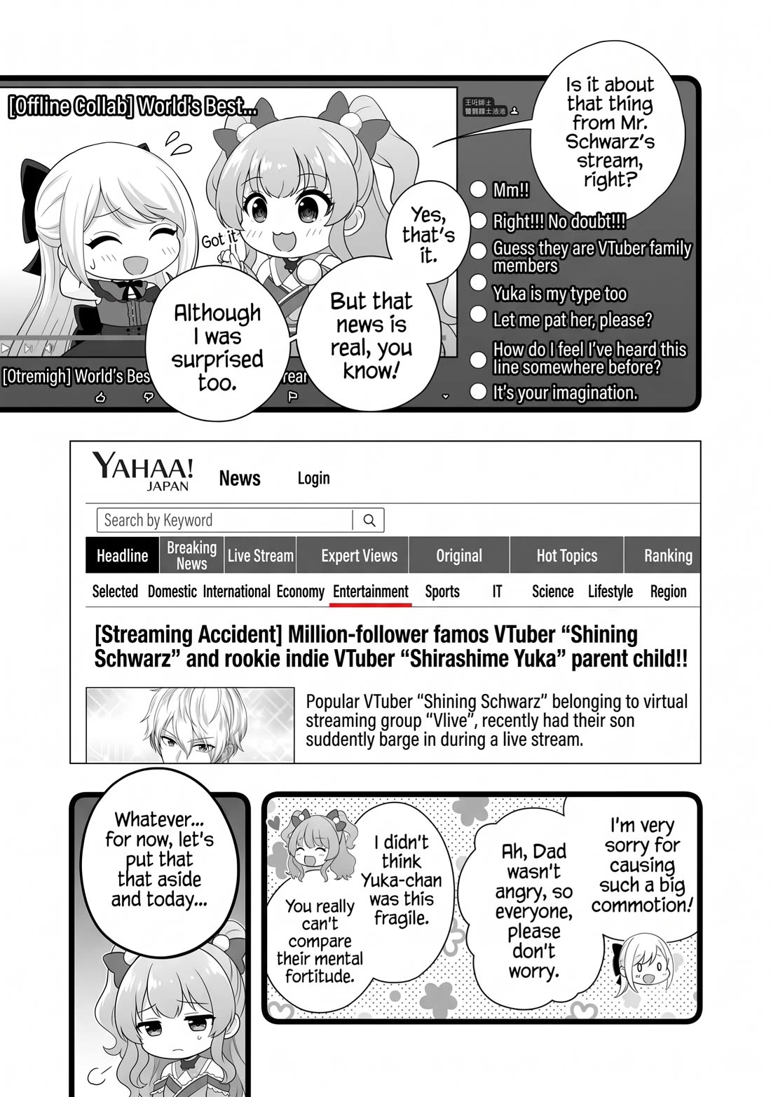 I was Heartbroken, So I Became a VTuber, But Then I Became Popular with the Older Ladies Chapter 26 page 3 - Chapter 26