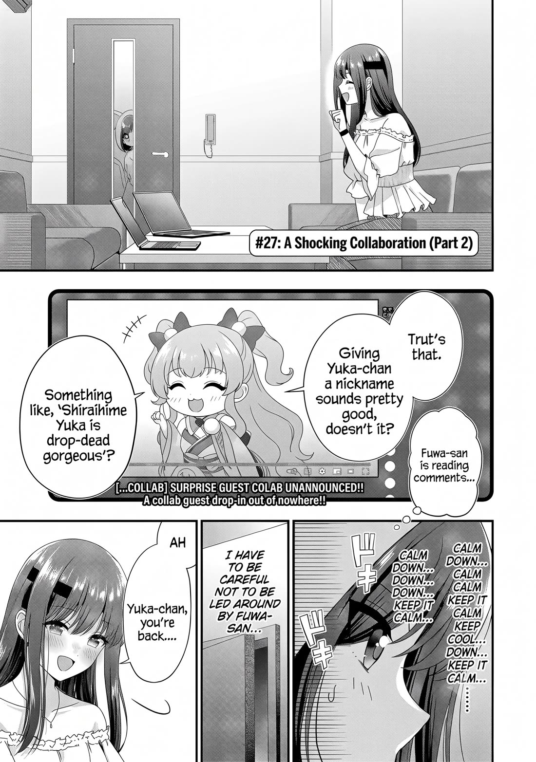 I was Heartbroken, So I Became a VTuber, But Then I Became Popular with the Older Ladies Chapter 27 page 1 - Chapter 27