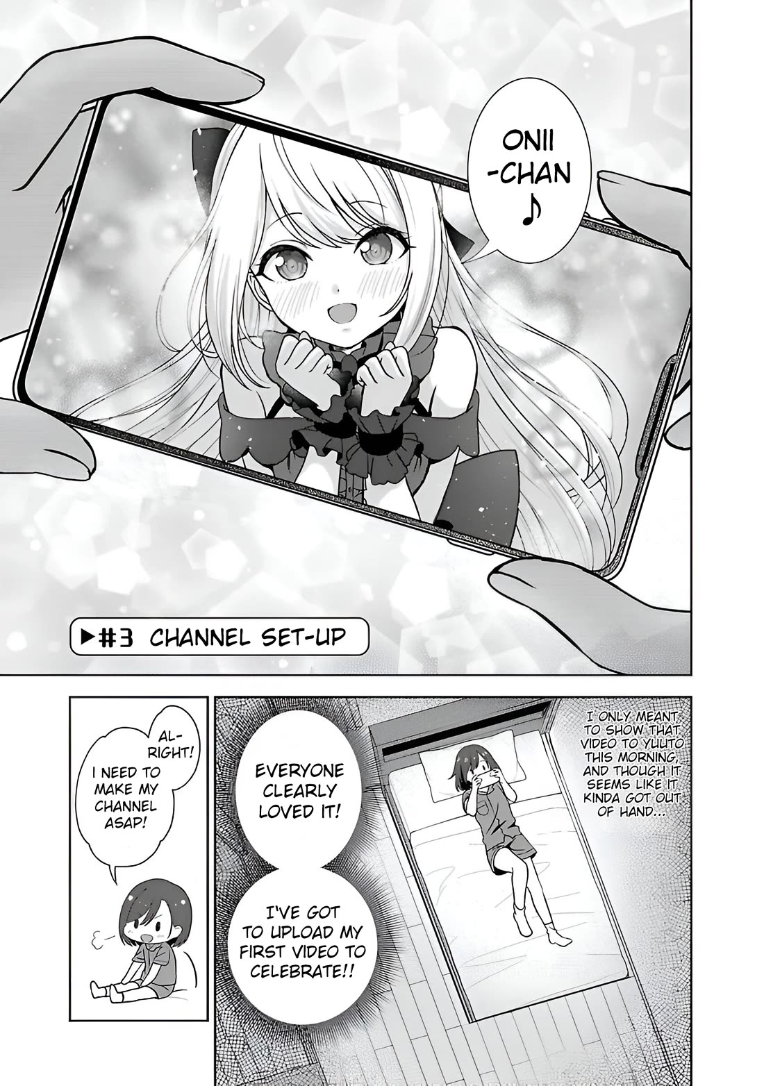 I was Heartbroken, So I Became a VTuber, But Then I Became Popular with the Older Ladies Chapter 3 page 1 - Chapter 3: Channel Set-up