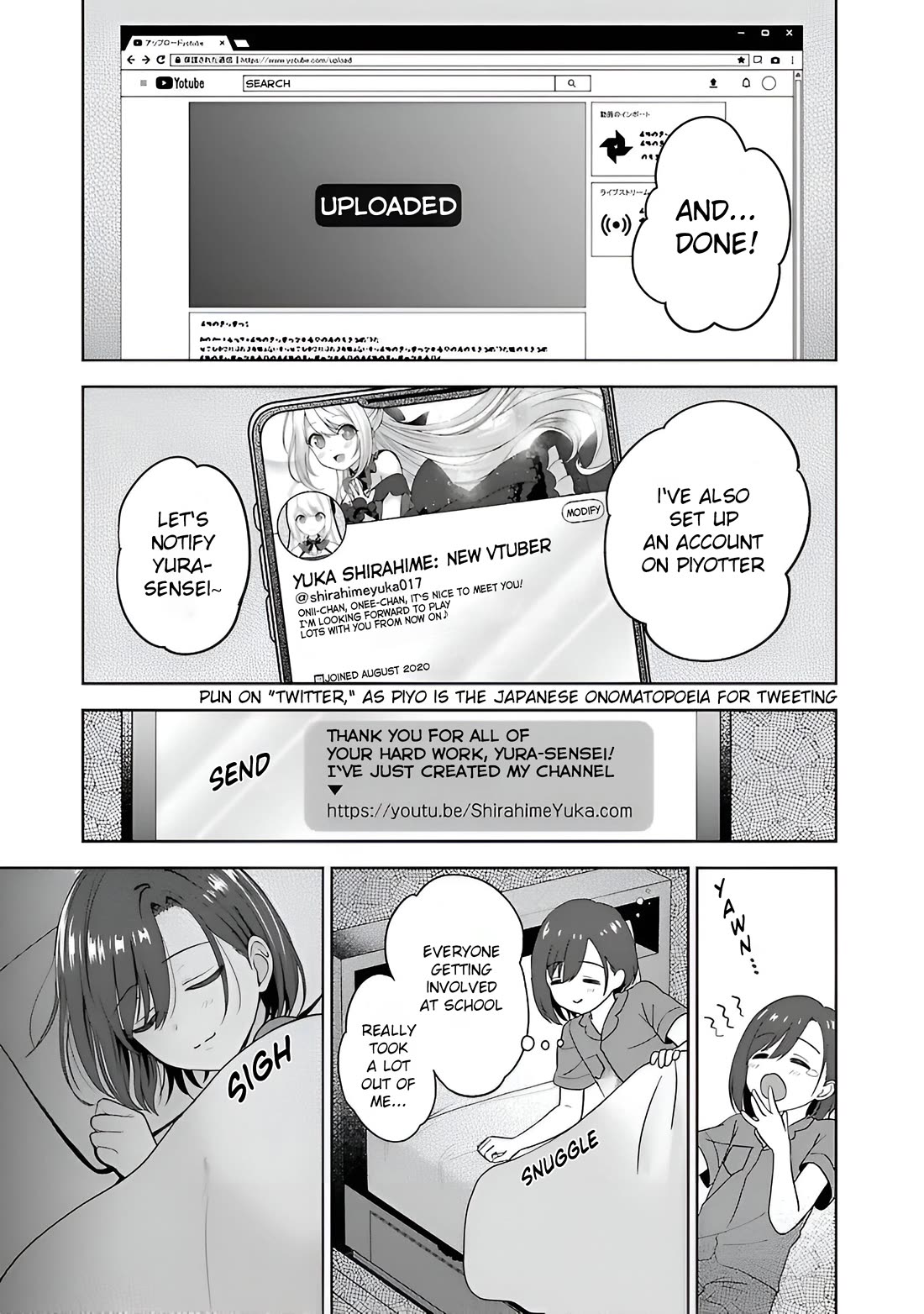 I was Heartbroken, So I Became a VTuber, But Then I Became Popular with the Older Ladies Chapter 3 page 3 - Chapter 3: Channel Set-up