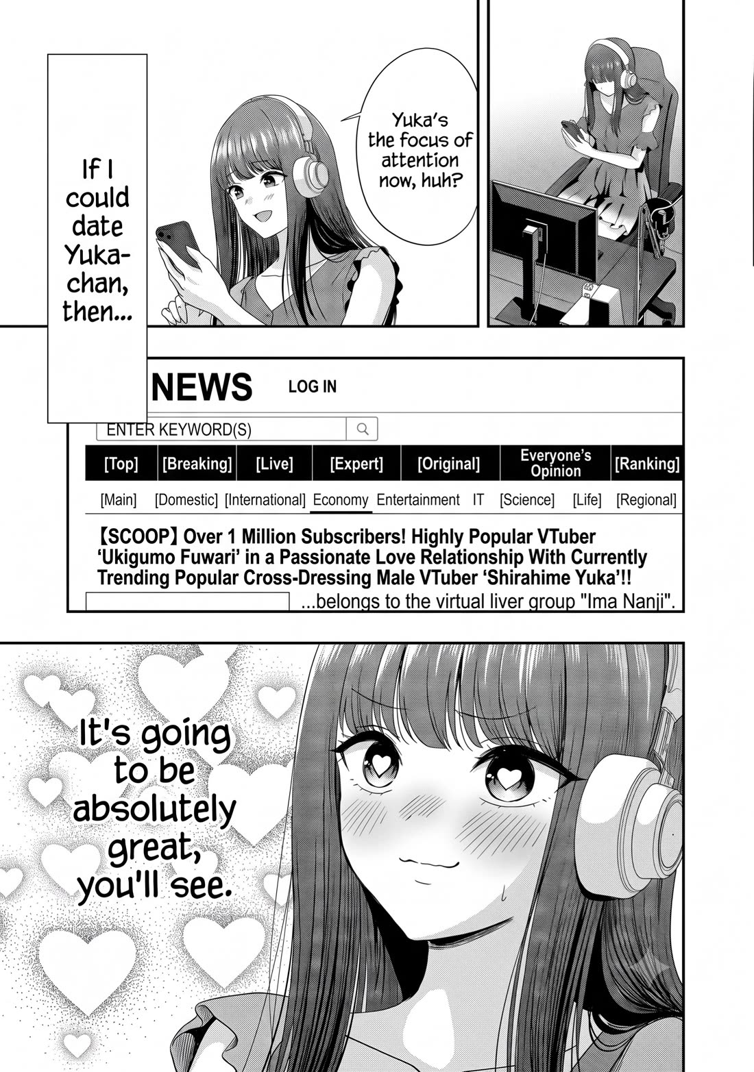 I was Heartbroken, So I Became a VTuber, But Then I Became Popular with the Older Ladies Chapter 30 page 21 - Chapter 30