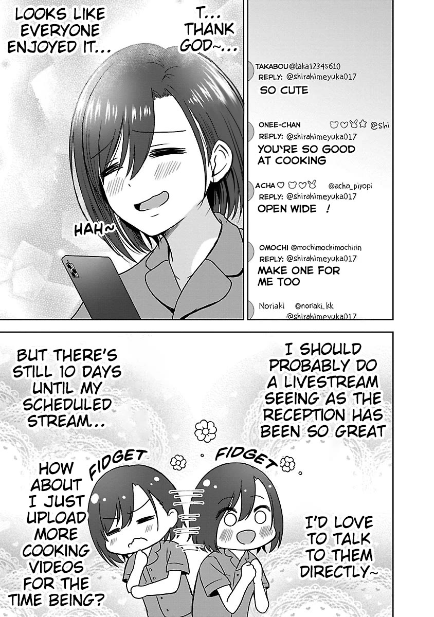 I was Heartbroken, So I Became a VTuber, But Then I Became Popular with the Older Ladies Chapter 4 page 23 - Chapter 4: Let’s shoot a cooking video!