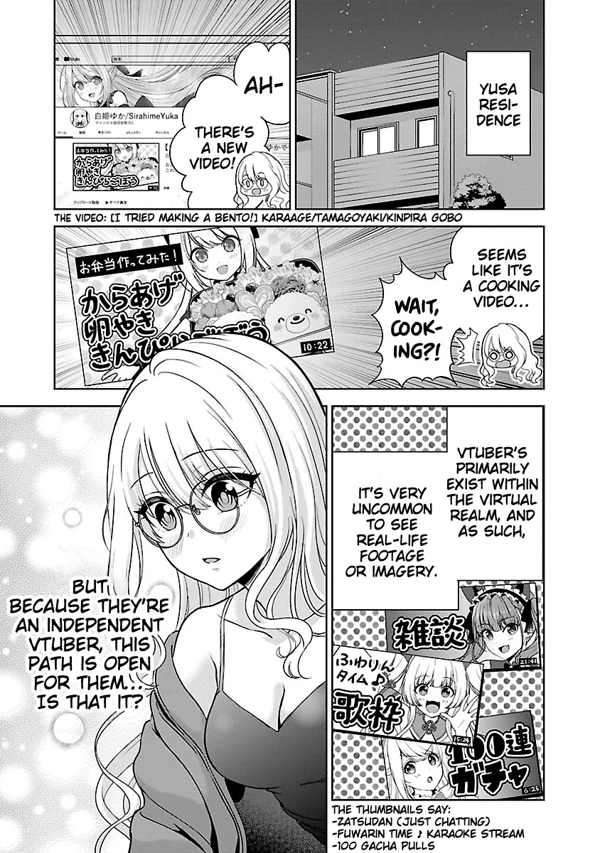 I was Heartbroken, So I Became a VTuber, But Then I Became Popular with the Older Ladies Chapter 4 page 7 - Chapter 4: Let’s shoot a cooking video!