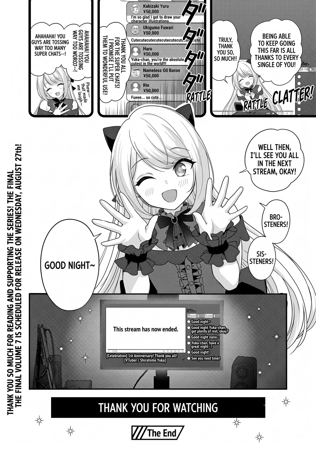 I was Heartbroken, So I Became a VTuber, But Then I Became Popular with the Older Ladies Chapter 42 page 42 - Chapter 42 [END]